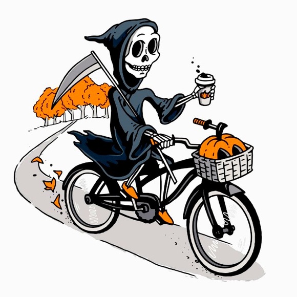 THREADLESS Fall Reaper Halloween Graphic T-Shirt Men’s Size L - Picture 5 of 5